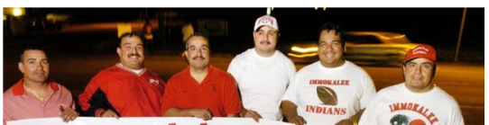 The Gallegos Brothers together in a 2004 Immokalee Indian s Football photo. LEFT to RIGHT: Joe, Israel "Izzy",Sam, JACOB, John and Lamar. During a recorded Orange County Jail phone call Naples Ninja Henry Contreras discussed with his 17-year-old son Aaron about his long-time friends "Jacob and Lamar" sending money to him at the Orange County Jail . 2014 Naples Ninja News. All rights reserved.